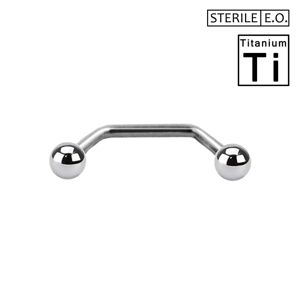 Titanium barbell clearance piercing